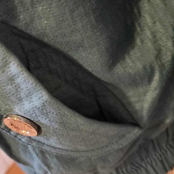 JINGPIN FUSHI | Women's teal argyle quilted texture fashion jacket. Size XS. - Picture 7 of 11